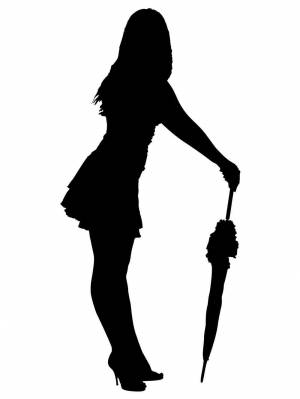 Трафареты Зонтика