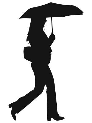 Трафареты Зонтика