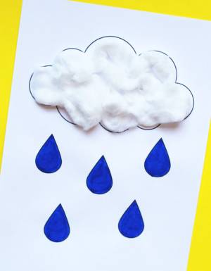 Поделка дождь своими руками