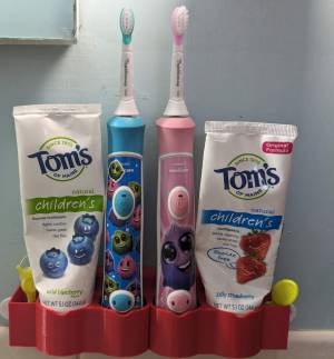 Файл STL Держатель для детской зубной щетки Sonicare ・Шаблон для загрузки и 3D-печати・Cults