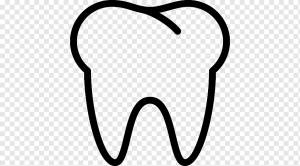 черный трафарет декор зубов, компьютерные иконки стоматолог человека зуб, dente, любовь, разное, белый png