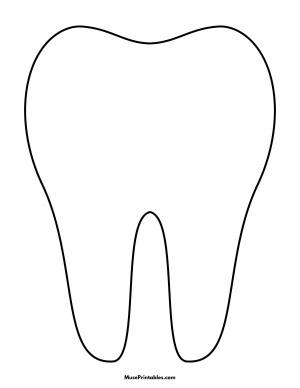 Трафареты и шаблоны зубов для вырезания из бумаги