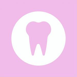 Стоматологический логотип шаблон векторной иллюстрации значок дизайн значок зуба