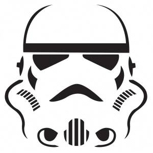 Шаблоны для тыквенного фонаря в стиле Star Wars на Хэллоуин