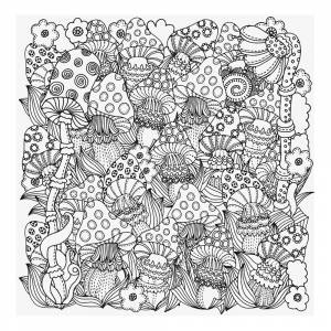 Раскраска Антистресс Волшебный лес