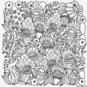 Раскраска Антистресс Волшебный лес