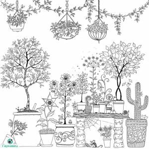 DataLife Engine > Версия для печати > Таинственный сад раскраска