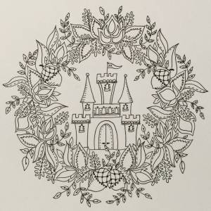 Раскраска джоанна басфорд зачарованный лес