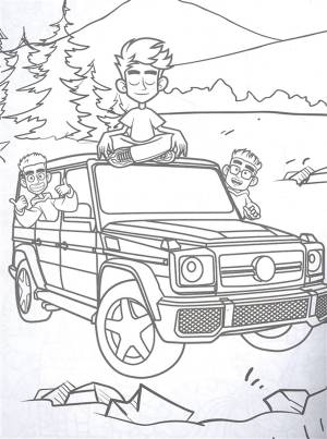 Раскраска Влад