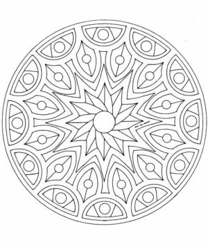 Раскраски узоры, Раскраска Узоры антистресс