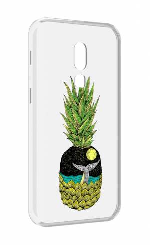 Чехол MyPads ананас с китом для Meizu V8