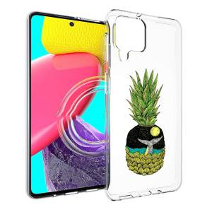Чехол Mypads Ананас С Китом Для Samsung Galaxy M53