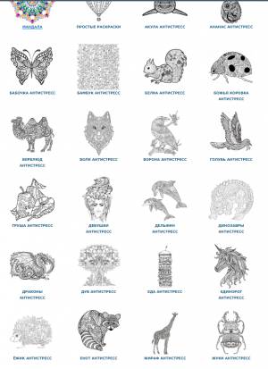 Раскраска-антистресс