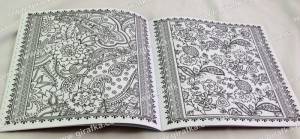 Раскраска антистресс Бамбук в ассортименте