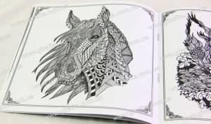 Раскраска антистресс Бамбук в ассортименте