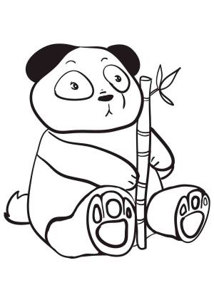 Раскраски Панда