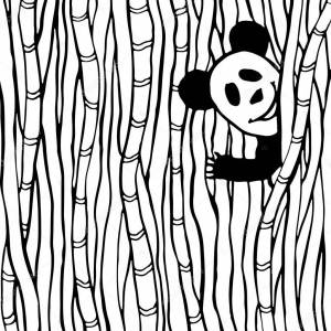 Раскраски Бамбук