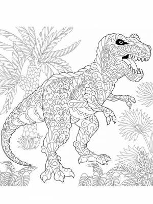 Картинка Динозавры Антистресс  для девочек