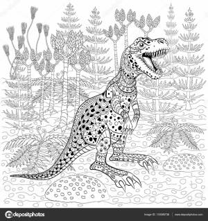 Тираннозавр в природе