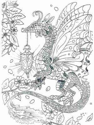 Раскраски Драконы Антистресс