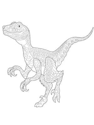 Раскраски Антистресс динозавры