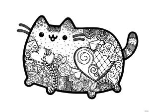 Раскраски суши котики