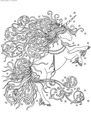 Раскраска Единорог