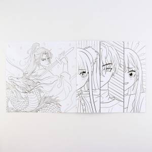Раскраска-антистресс «Мир Аниме» 9326415 Школа талантов