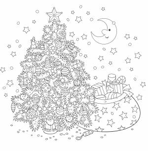 Новогодняя раскраска-сказка