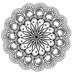 Раскраска мандала антистресс для взрослых и детей