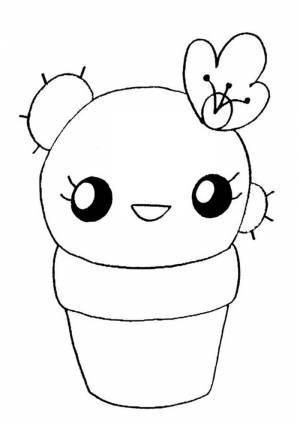 Раскраски Кактус