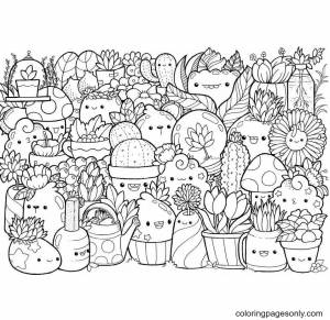 Мелкая раскраска антистресс