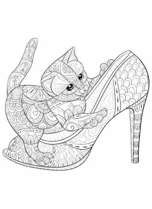 Раскраски Котята Антистресс