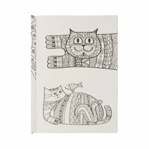 Проф-Пресс Раскраска-антистресс A5 Кототерапия Р-9740