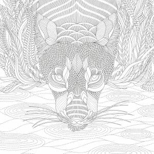 Пантера у водопоя