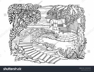 Romantic Secret Garden Coloring Pages Antistress