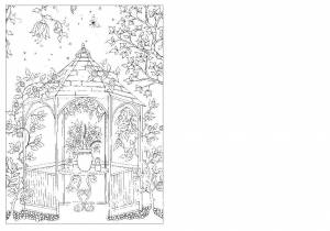 Раскраски Раскраска Сад раскраски антистресс