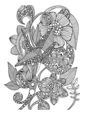 Раскраски Арт терапия