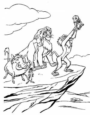 Раскраски Король Лев