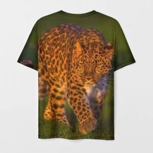 Мужская футболка 3D Дальневосточный леопард ❤