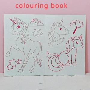 Альбом-раскраска А5 с единорогом, лошадью и мультяшными рисунками для детского сада, граффити, детские книжки-раскраски, бесплатная доставка, книжки