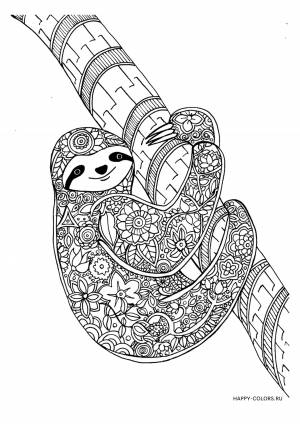 Раскраски Антистресс Животные