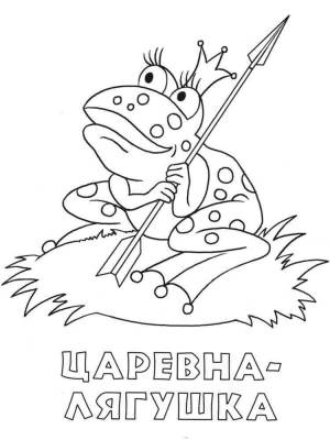 Раскраски Лягушка