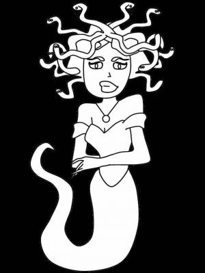 Как нарисовать медузу горгону