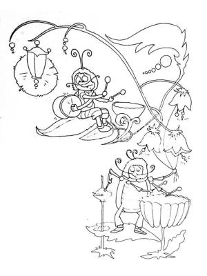 Раскраски Муха-Цокотуха