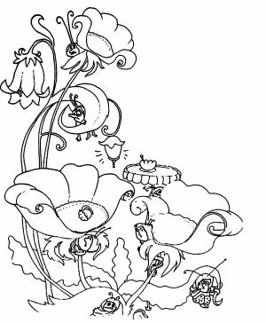 Раскраски Муха-Цокотуха