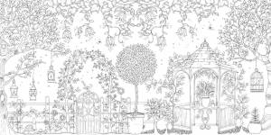 Раскраски Раскраска Сад раскраски антистресс
