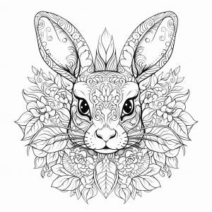 Раскраска животные мандала антистресс