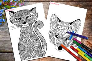 раскраски арт-терапия   для взрослыхAmelica