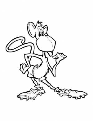 Раскраски Раскраска Обезьяна в кедах обезьяна раскраски антистресс